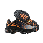 Nike Air Max Plus TN White, Black and Orange Sneakers